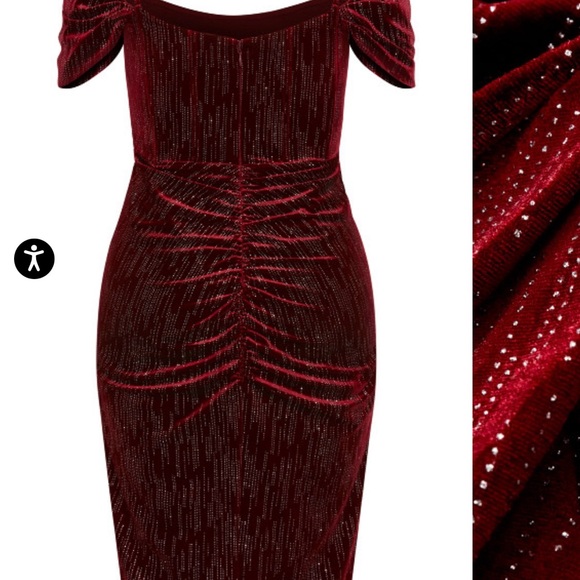 Stunning City Chic Jayla Dress -Berry size 18 NWT - Picture 10 of 10